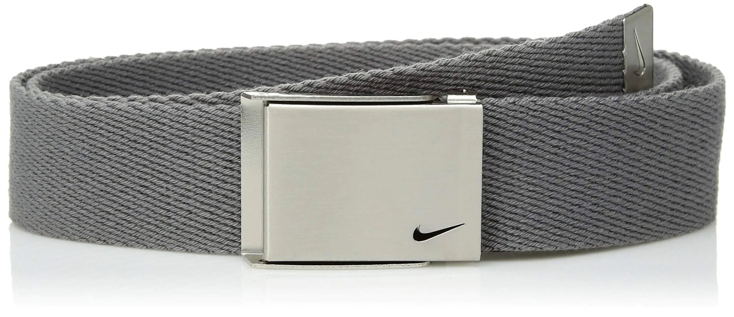 Nike Boys Big Single Web Belt Light Charcoal One Size