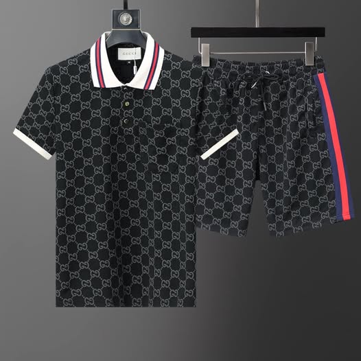 Gucci men's polo and short set