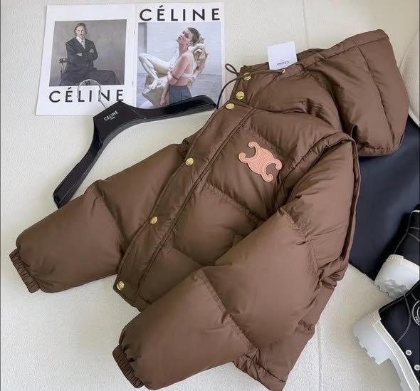 Celine Triomphe croppeddown jacket