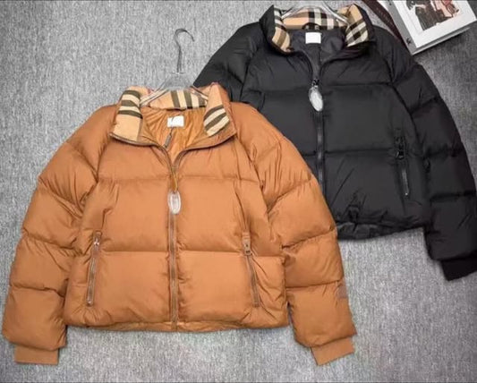 Burberry Vintage Check cropped peffer jacket