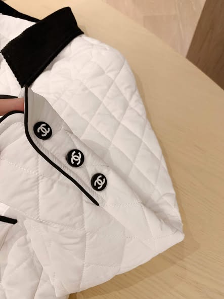 Chanel Black and White Short Coat
