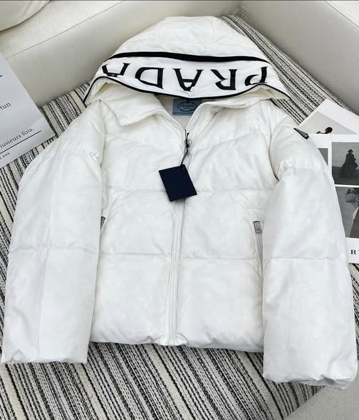 Prada Re-Nylon cropped down jacket