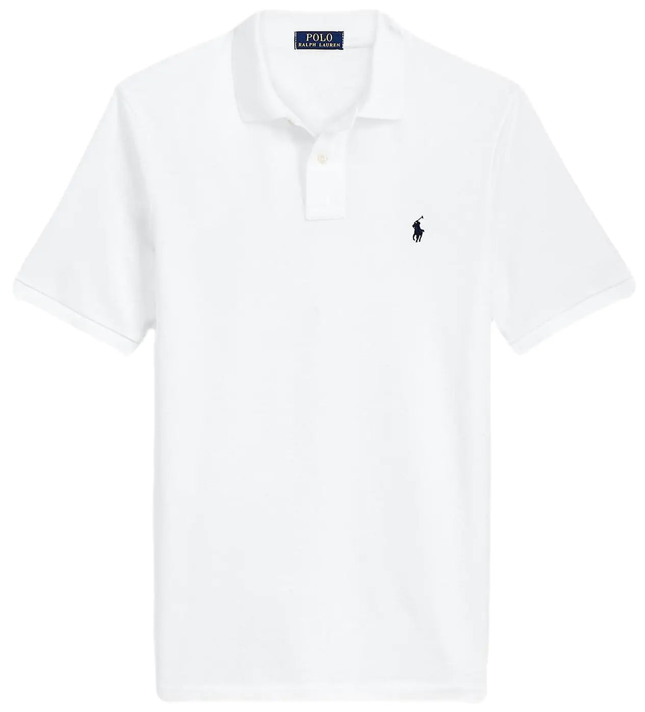 POLO RALPH LAUREN Mens Big & Tall Short Sleeve Iconic Mesh Polo Shirt (LT White)