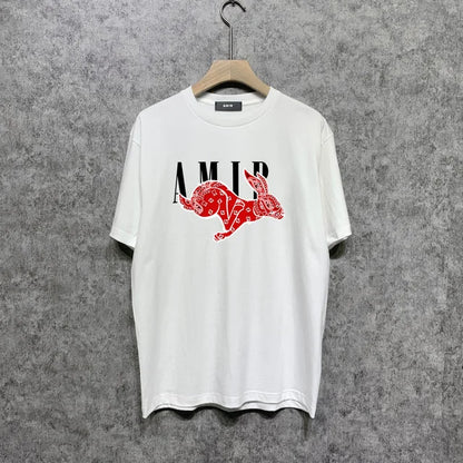 Short Sleeve Graffiti Letter Printed T-shirt