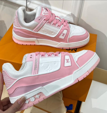 Louis Vuitton Sneaker Low - "Pink/White"