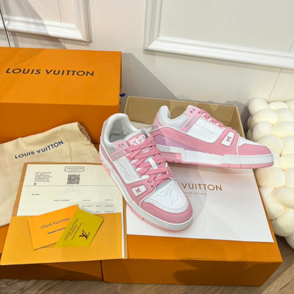 Louis Vuitton Sneaker Low - "Pink/White"