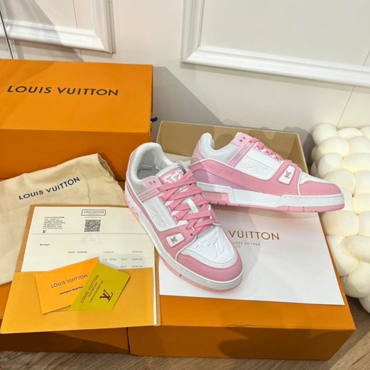 Louis Vuitton Sneaker Low - "Pink/White"