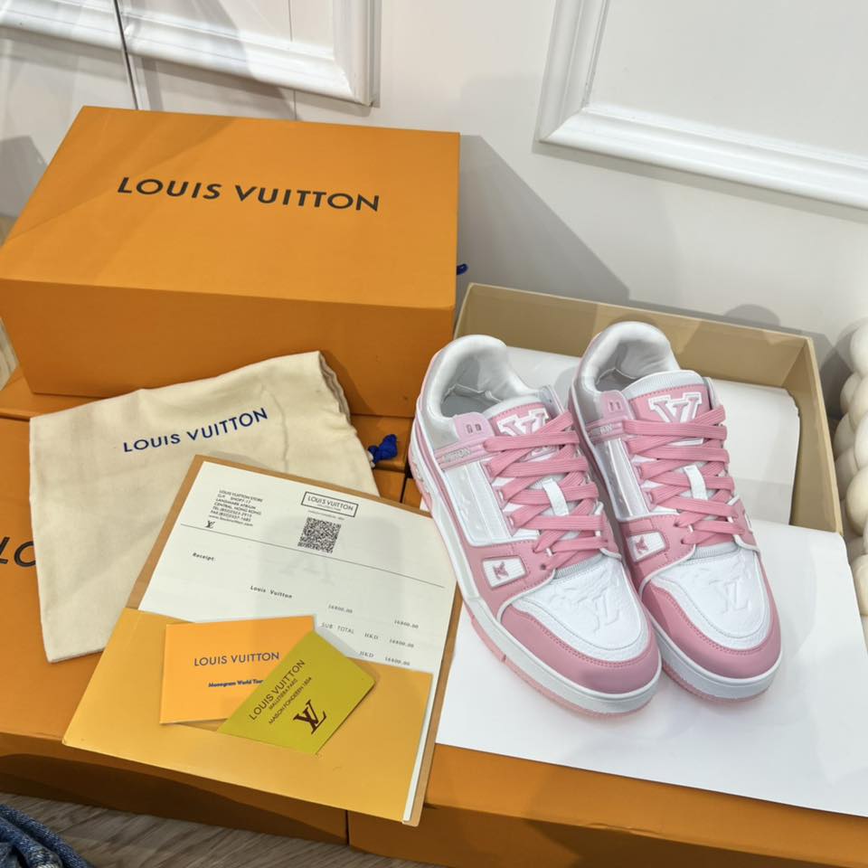 Louis Vuitton Sneaker Low - "Pink/White"