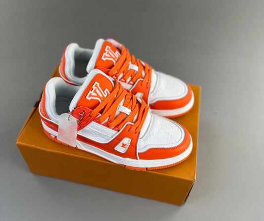 Louis Vuitton Sneaker Low - "Orange/White"