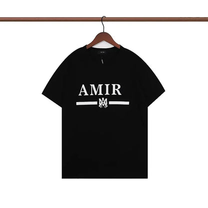 Short Sleeve Graffiti Letter Printed T-shirt
