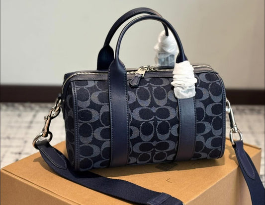 Coach Signature Barrel Bag