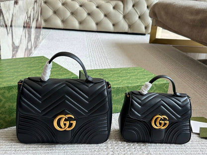 Gucci GG Marmont Matelassé Top Handle Bag