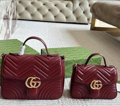 Gucci GG Marmont Matelassé Top Handle Bag