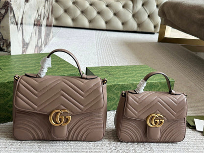 Gucci GG Marmont Matelassé Top Handle Bag