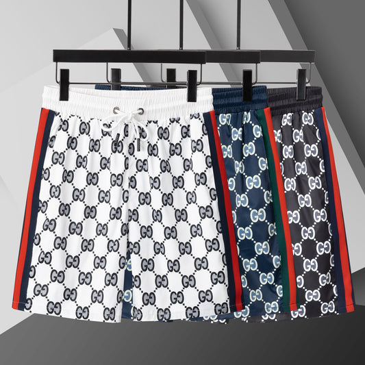 Gucci Men’s GG Monogram Drawstring Shorts – Multiple Colors